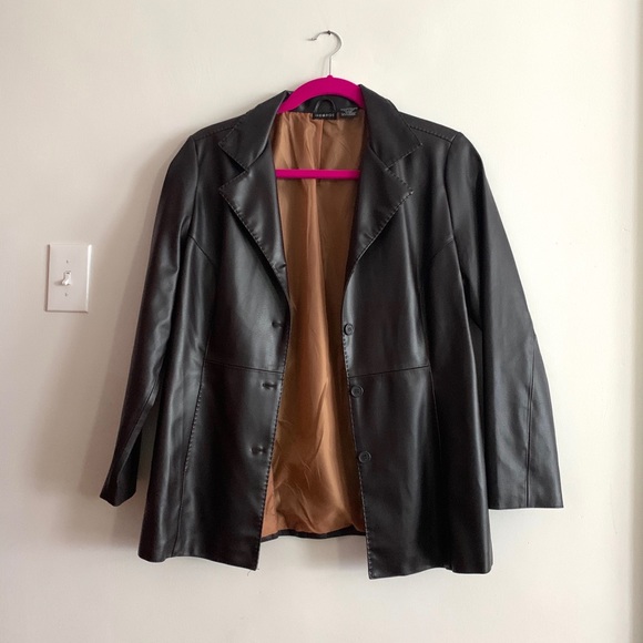 George Jackets & Blazers - Plus Sized Women’s leather jacket